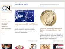 Tablet Screenshot of commercialmedia.com.au